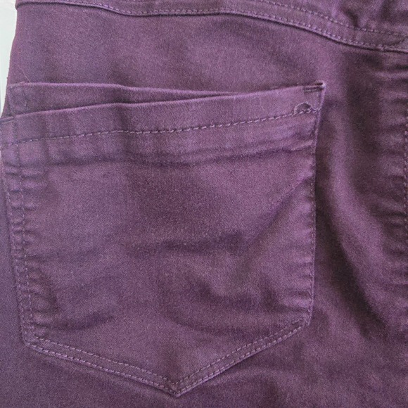 Democracy Womens Size 10 Ab Technology Skinny Pants Burgundy Plum B1590PEX2XX - Picture 11 of 16
